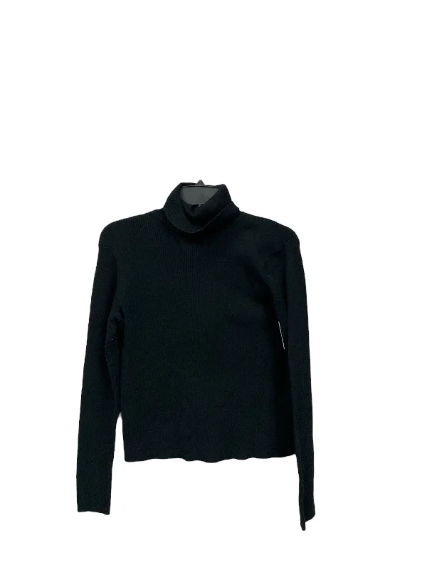 Top Long Sleeve Basic By Icelandic Design In Black, Size: L