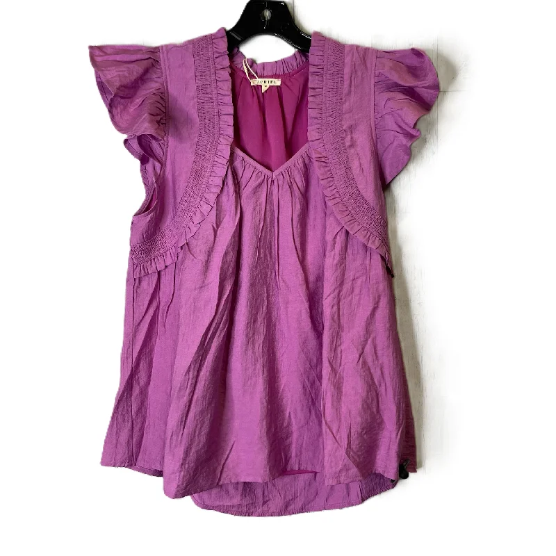 Top Short Sleeve By Jodifl In Pink, Size: M